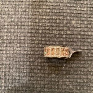 Bomb Party Mackenzie Ring Sz 6 Smokey Topaz CZ